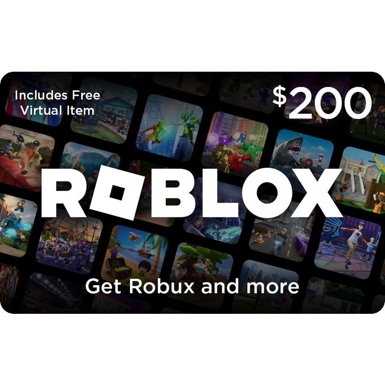 200 Roblox Gift Card (GLOBAL) 