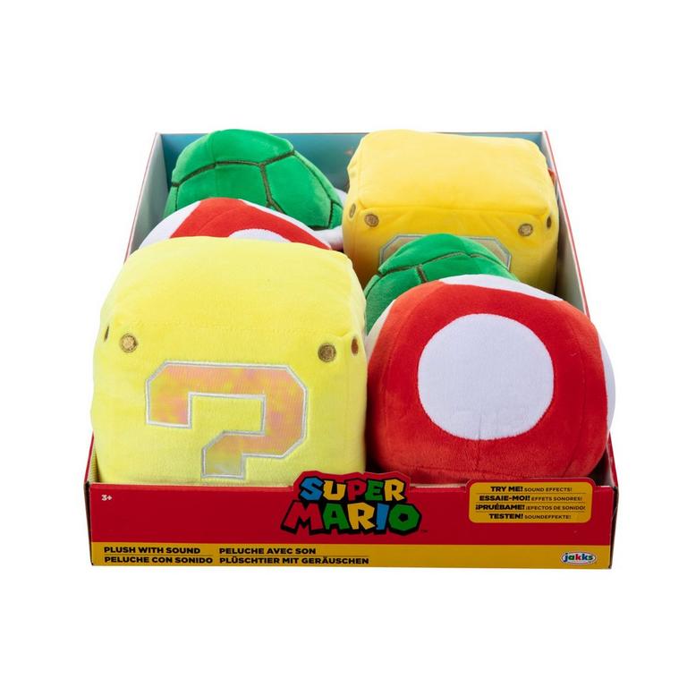 Jakks Pacific Super Mario SFX 7.5-in Plush Assortment (Styles May Vary)