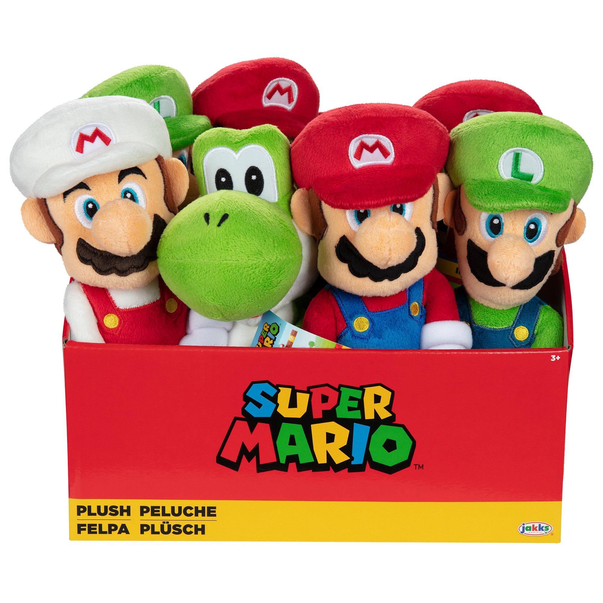Jakks Pacific Super Mario 9-in Plush (Styles May Vary)