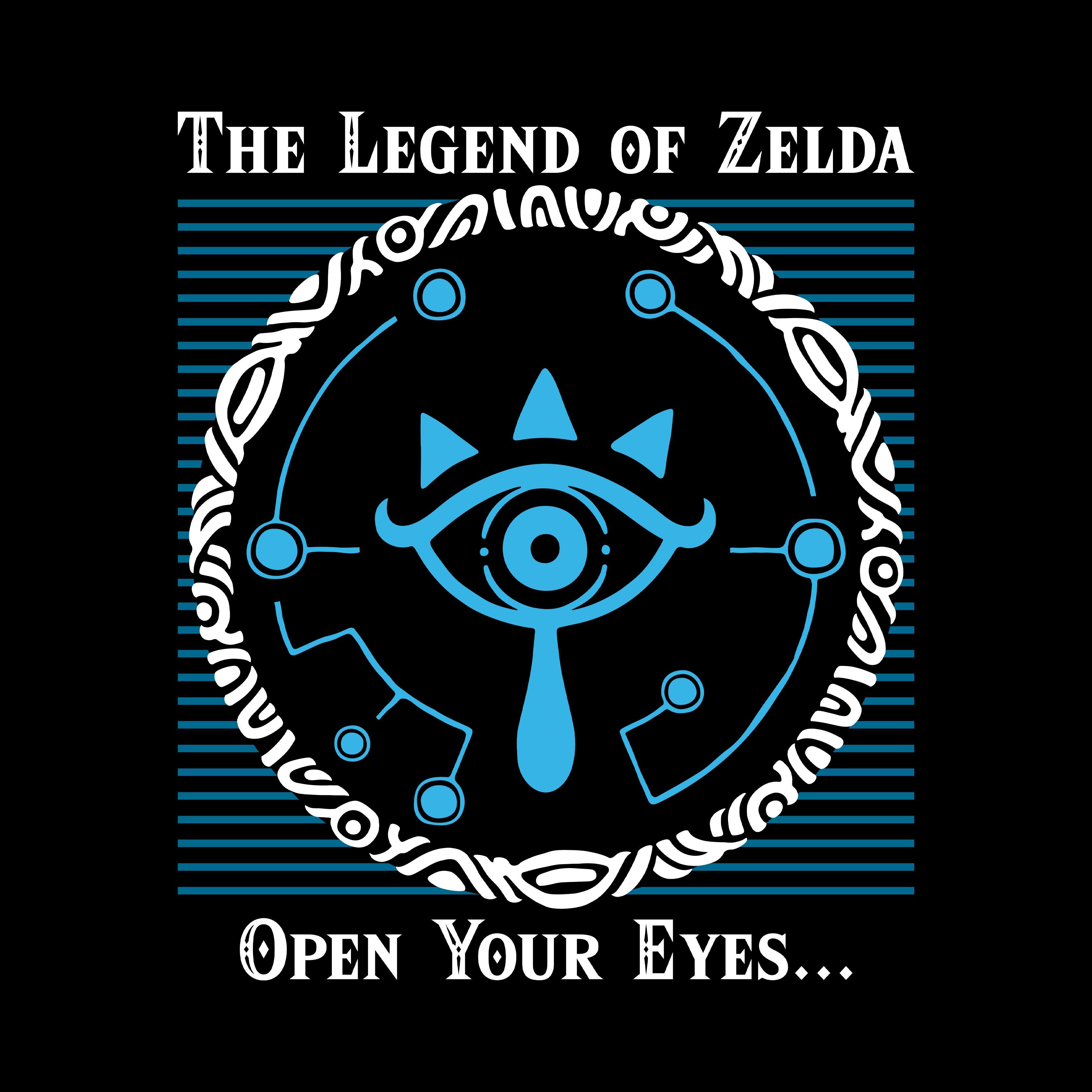 Geeknet The Legend of Zelda Open Your Eyes Sheikah Short Sleeve Unisex Cotton T-Shirt GameStop Exclusive