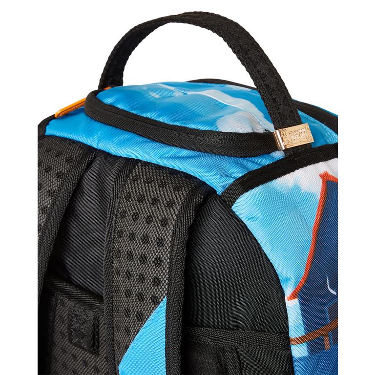 sprayground backpack blue