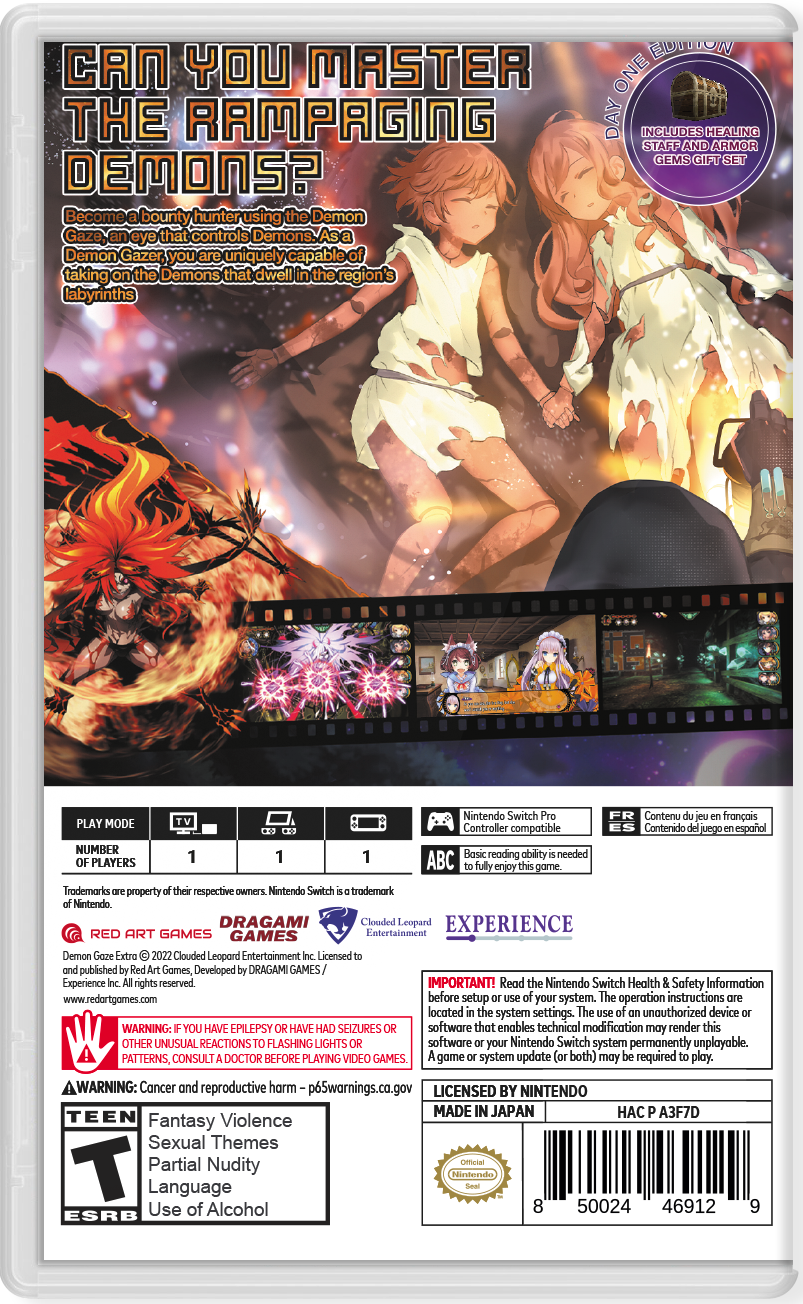 Demon Gaze EXTRA: Day One Edition