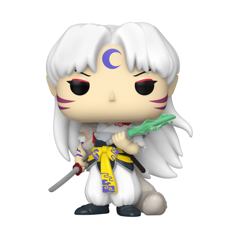 Funko POP! Animation: Inuyasha Sesshomaru Glow-in-the-Dark 3.9-in Vinyl Figure 2023 San Diego Comic Con Exclusive
