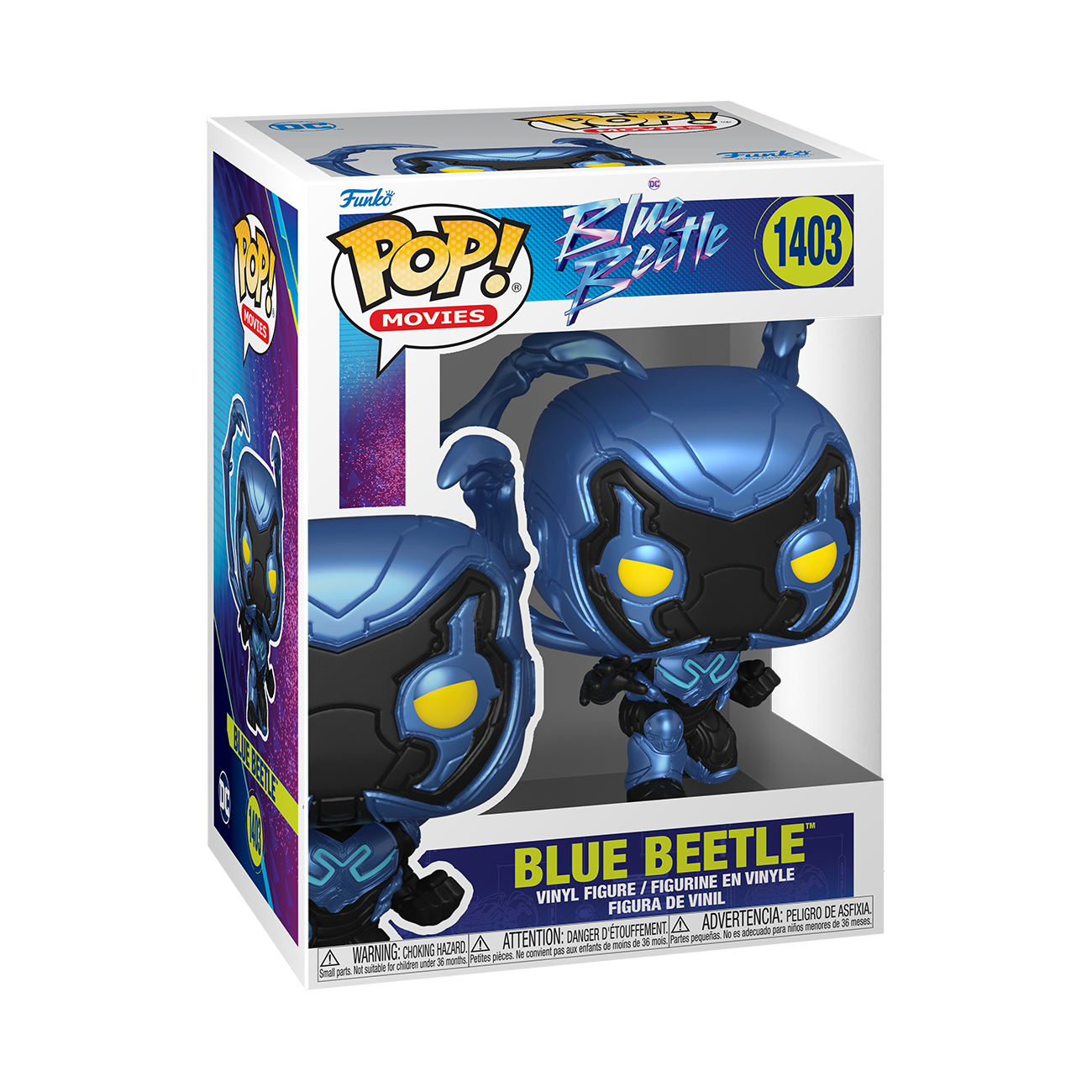 Blue Beetle 3D Magnetic Pin GameStop Exclusive