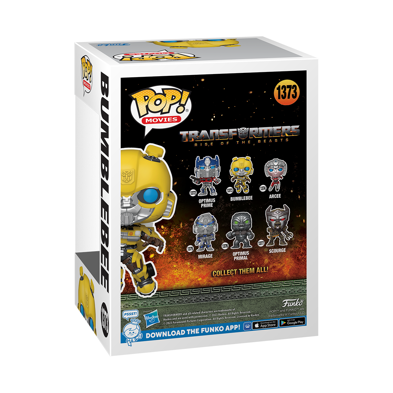 Funko POP! Movies: Transformers: Rise of the Beasts Bumblebee 4.85 