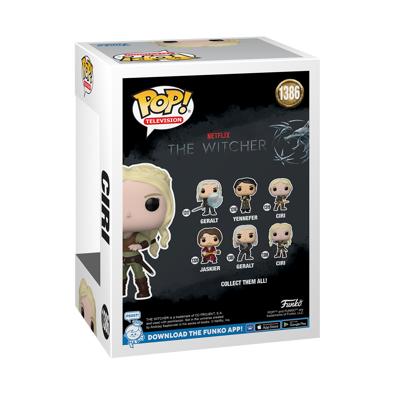  Funko POP Games: The Witcher-Ciri Action Figure : Toys