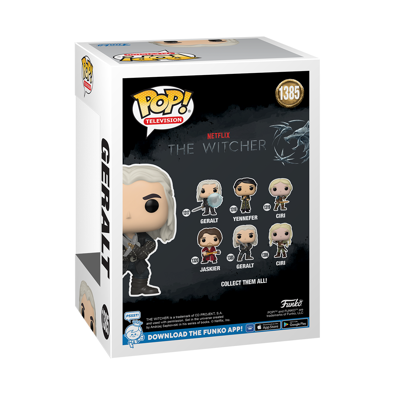 Funko Pop! Games: The Witcher 3: Wild Hunt - Geralt Glow in The Dark  GameStop Exclusive Vinyl Figurine