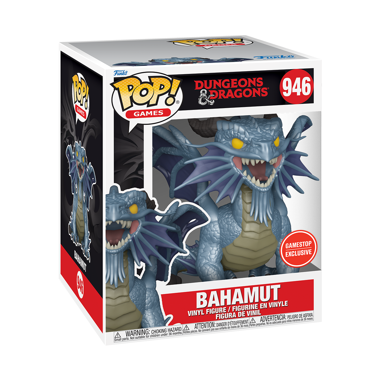 Funko POP! Dungeons and Dragons Bahamut 4.85-in Vinyl Figure 