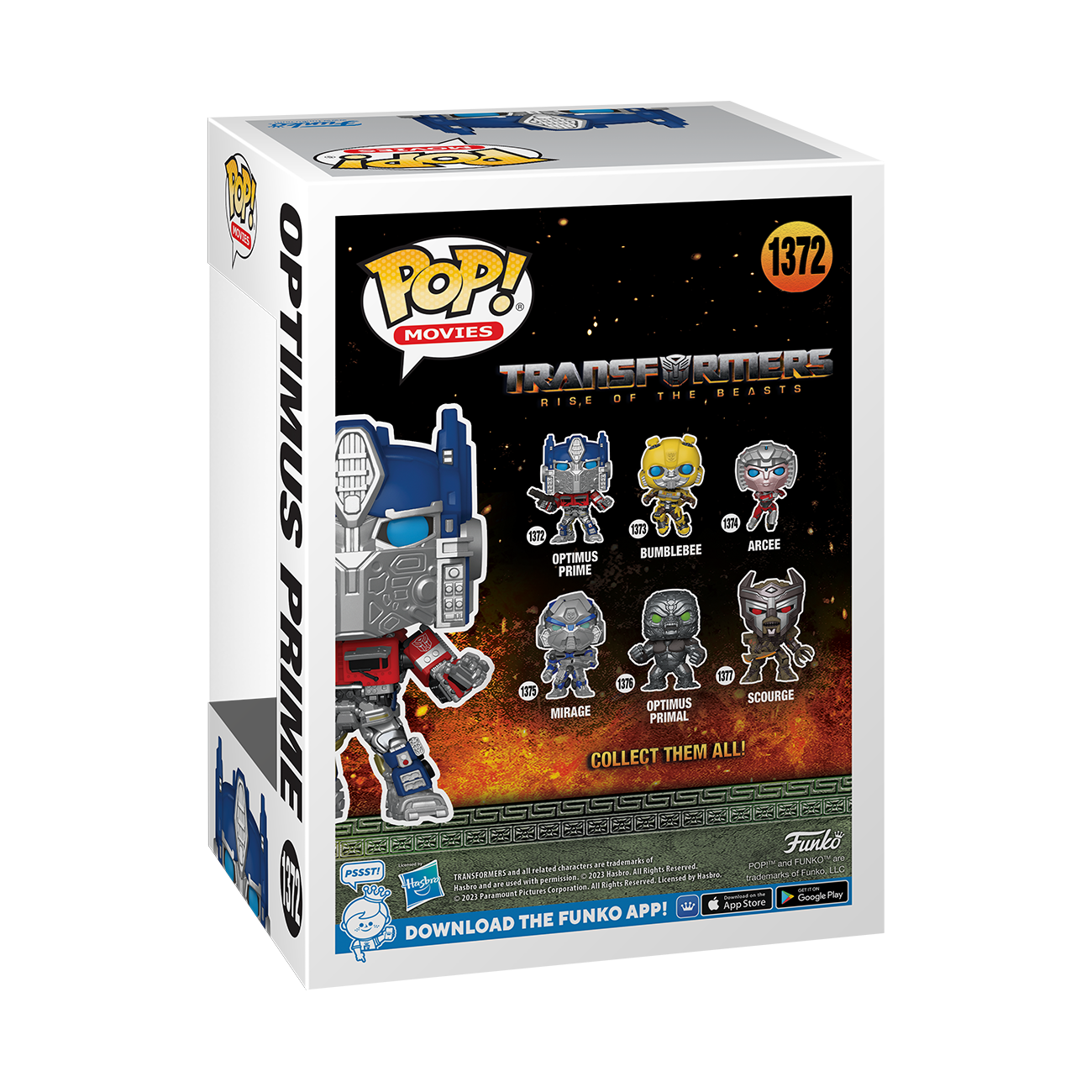 Funko POP! Movies: Transformers: Rise of the Beasts Optimus Prime 4.8-in Vinyl Figure