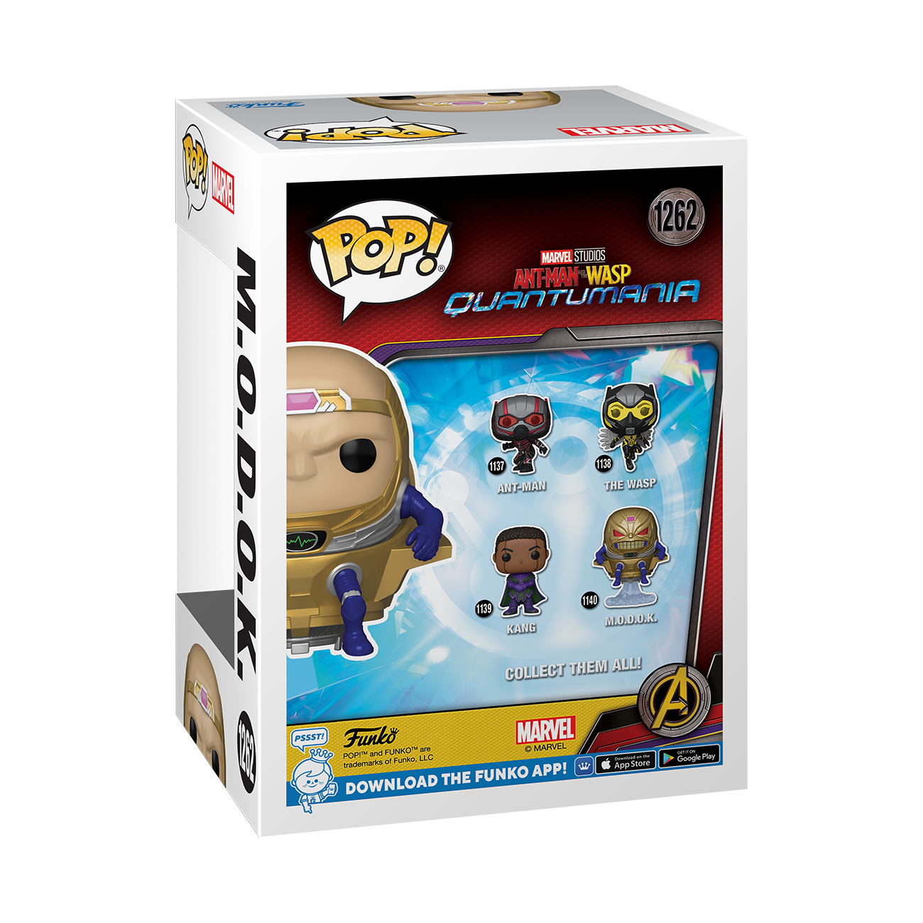 Funko POP! Marvel Ant-Man and the Wasp: Quantunmania M.O.D.O.K (Unmasked) 4.25-in Vinyl Figure 2023 San Diego Comic Con Exclusive