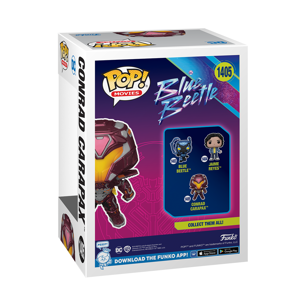 Funko POP! Movies: DC Blue Beetle Conrad Carapax 4.35-in Vinyl Figure