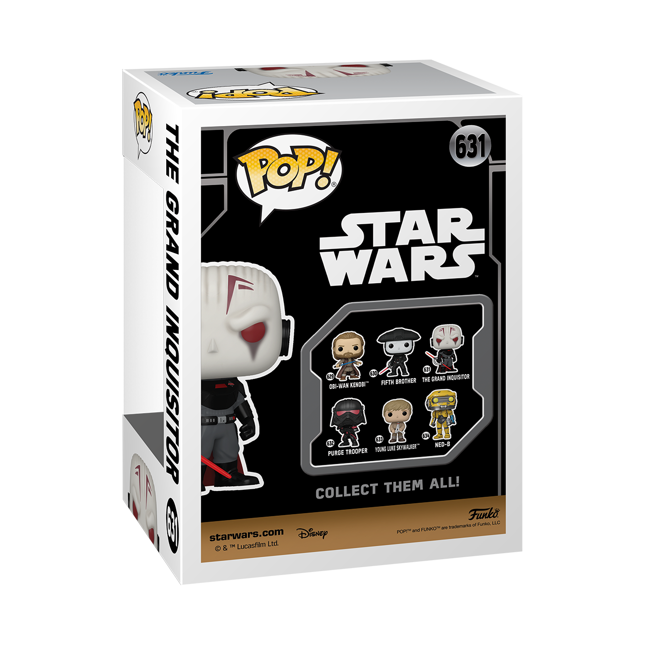 Funko POP! Star Wars: Obi-Wan Kenobi Grand Inquisitor 3.8-in Vinyl Bobblehead