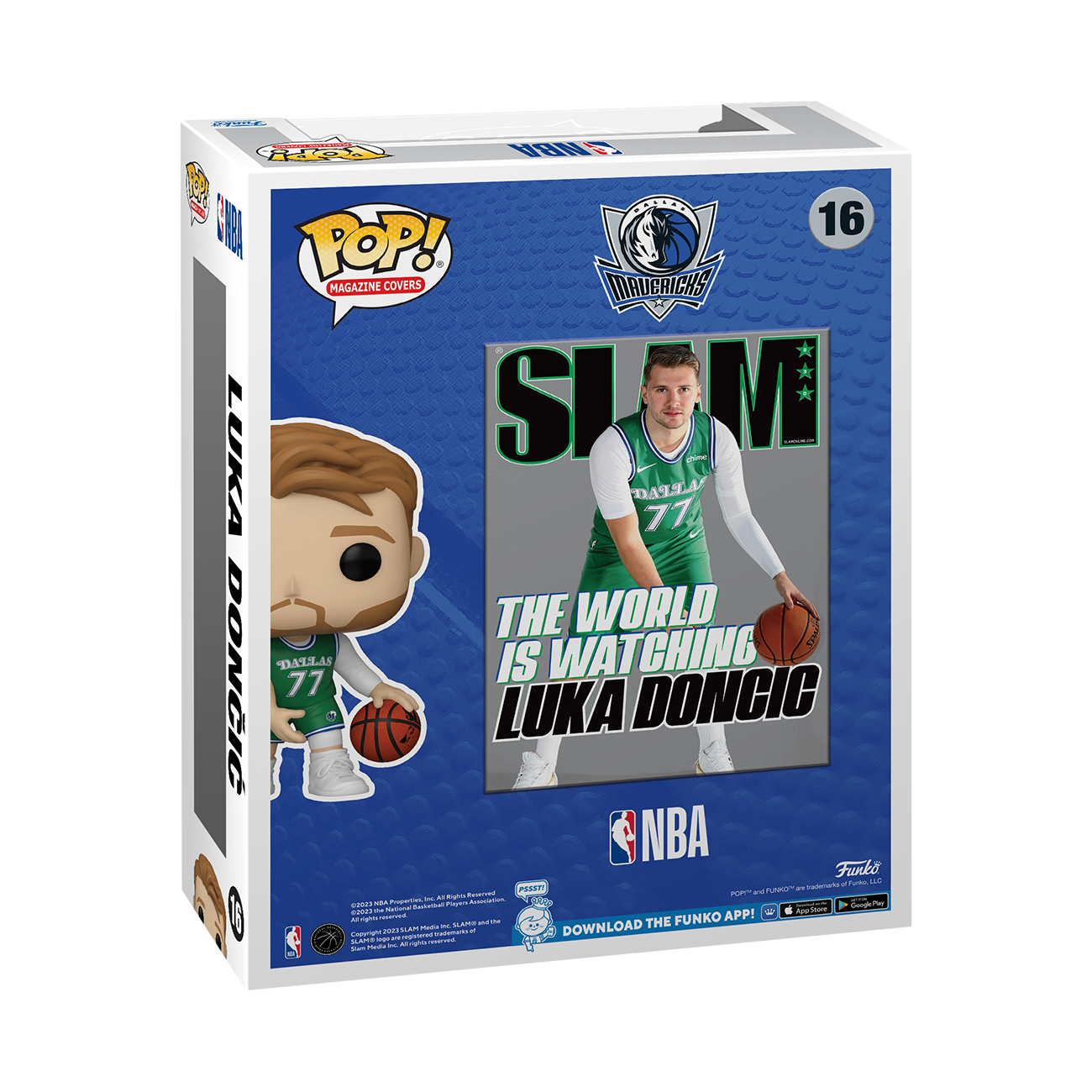 LUKA DONCIC Dallas Mavericks Slam Magazine Cover Exclusive NBA Bobblehead
