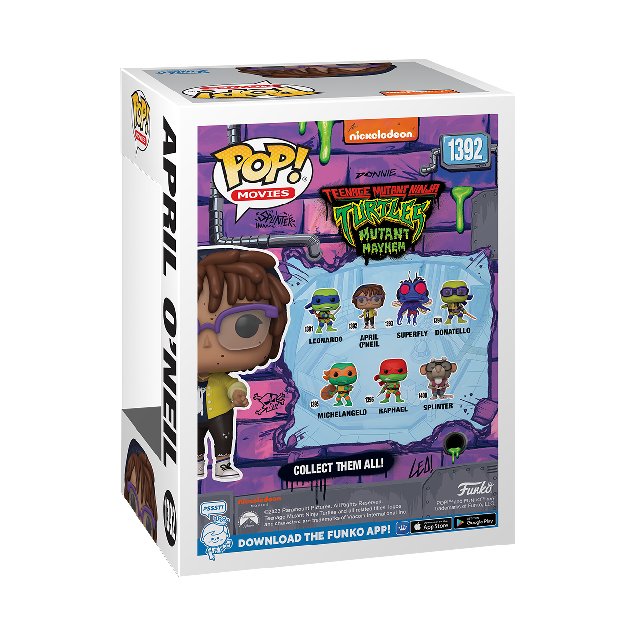 Funko POP! Movies: Teenage Mutant Ninja Turtles: Mutant Mayhem April O'Neil 3.9-in Vinyl Figure