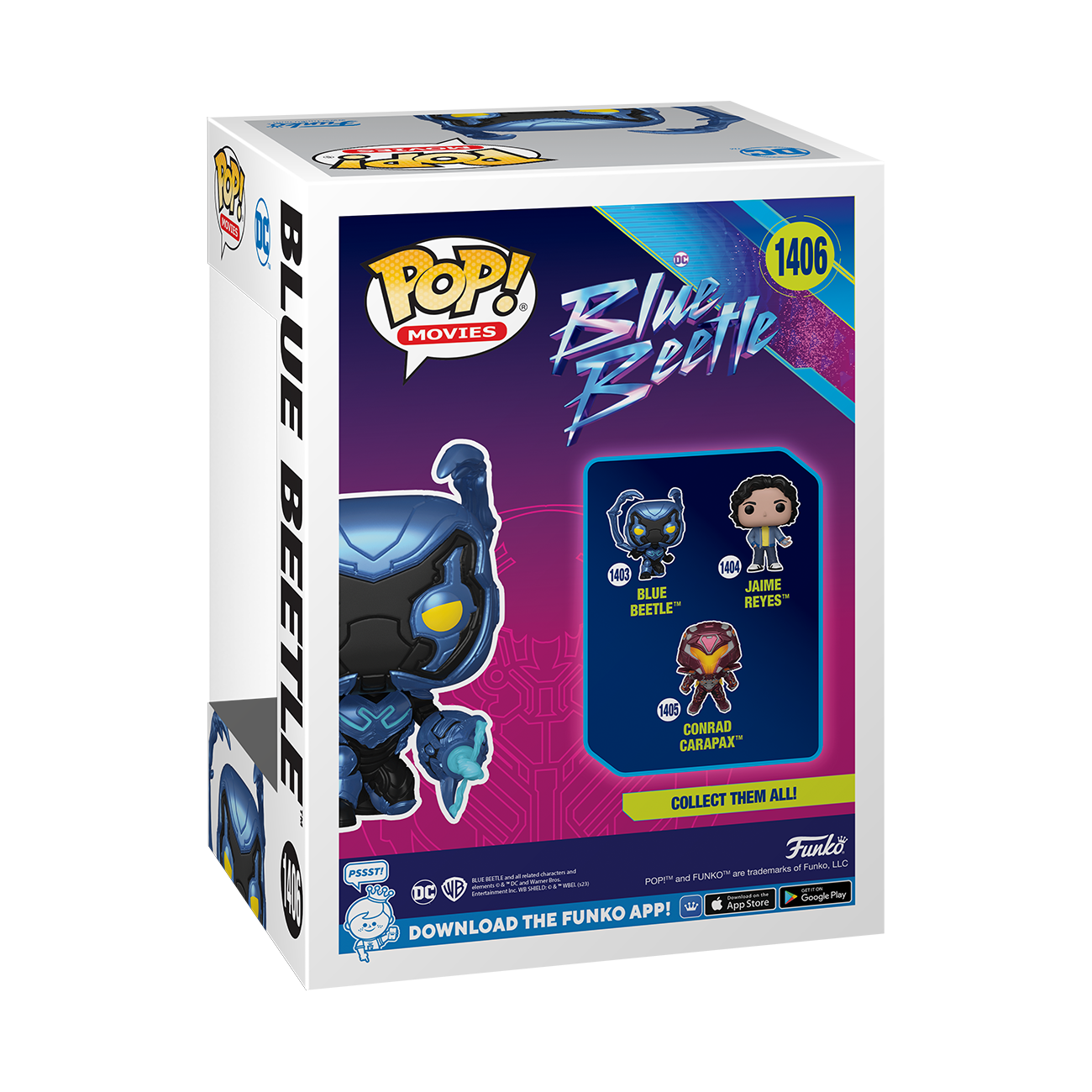 Blue Beetle w/ Characters Cards (Exclusive)