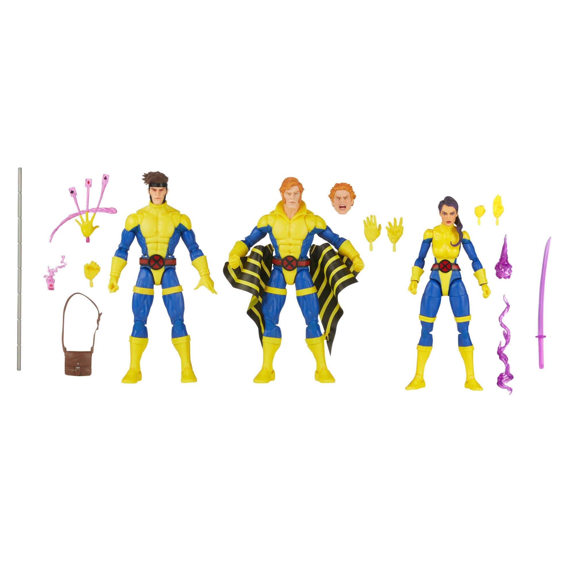 Hasbro Marvel Legends Series X-Men 6-in Action Figure Set 3-Pack -  Gambit, Marvel's Banshee, Psylocke