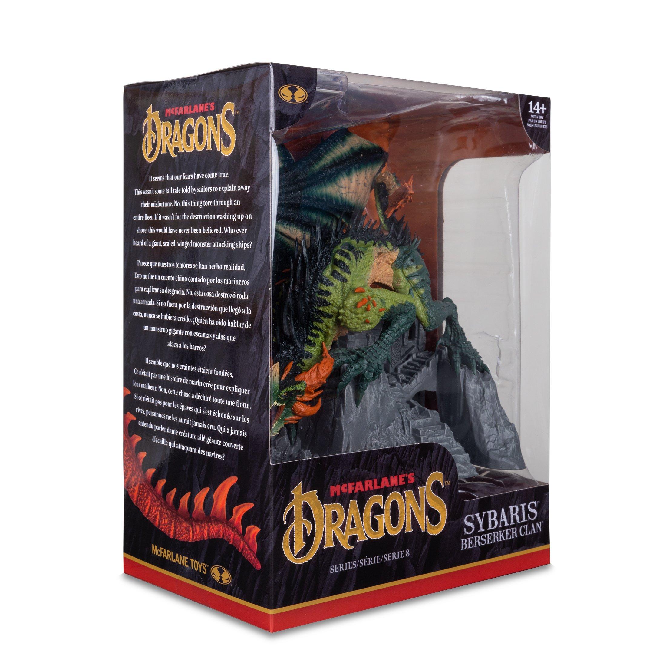 McFarlane Toys Dragons Series 8 Sybaris (Berserker Clan) 11-in Statue