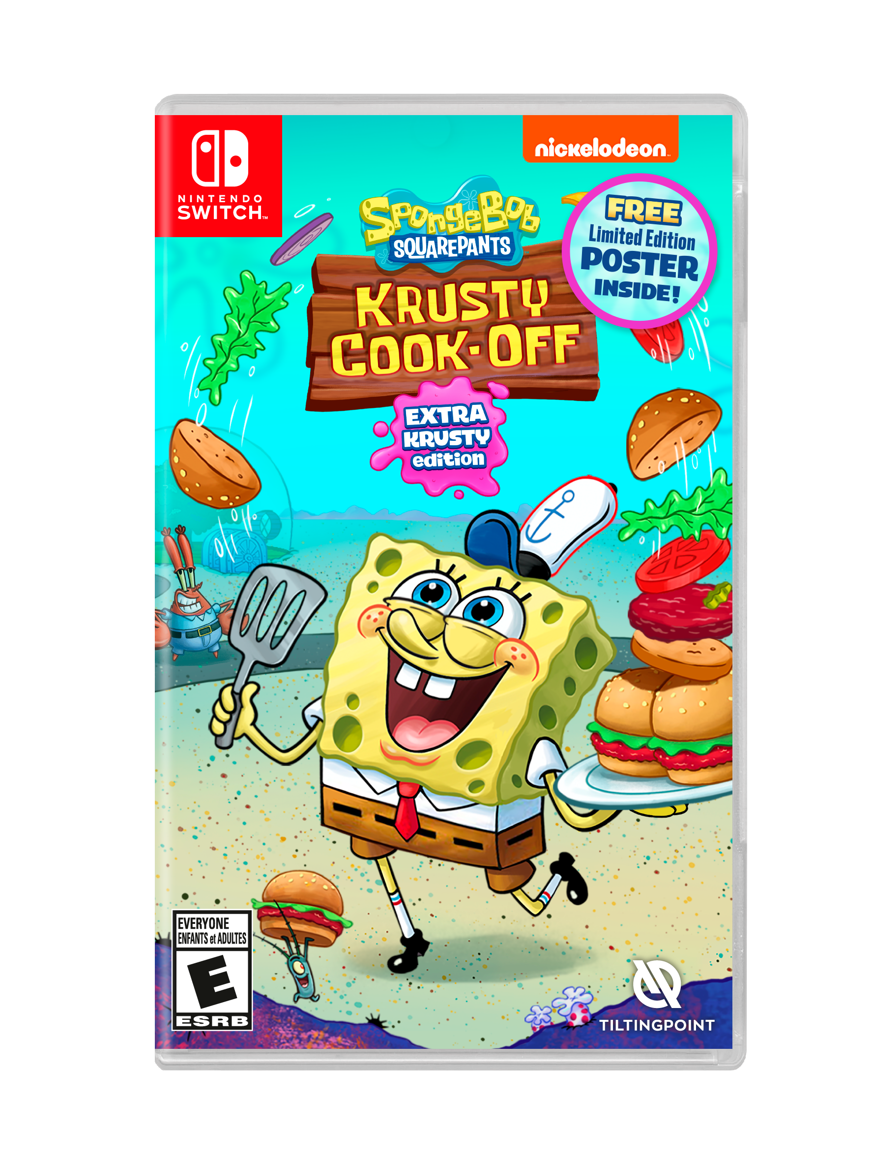 spongebob cooking krabby patty