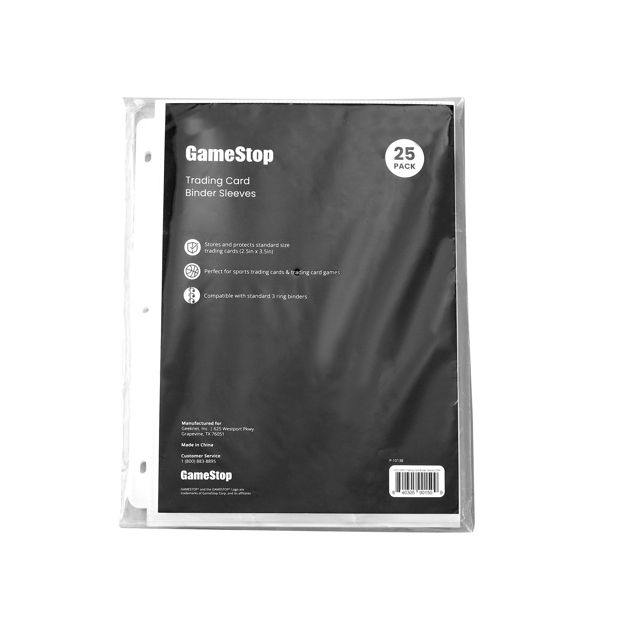 GameStop Trading Card Binder Sleeves 25-Pack