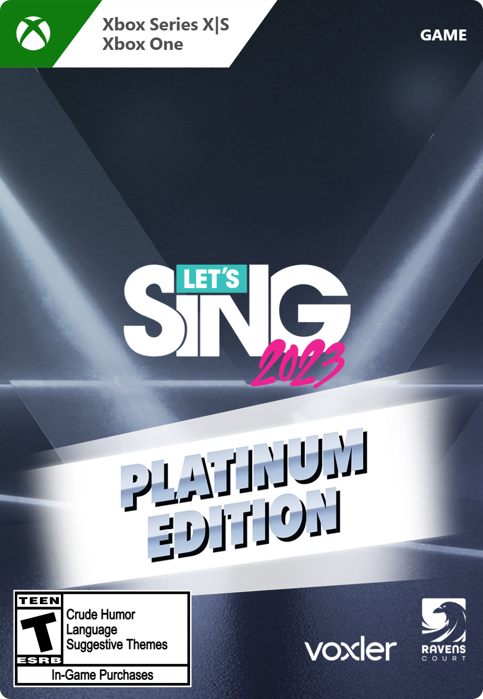 Let's Sing 2023 Platinum Edition Xbox Series X