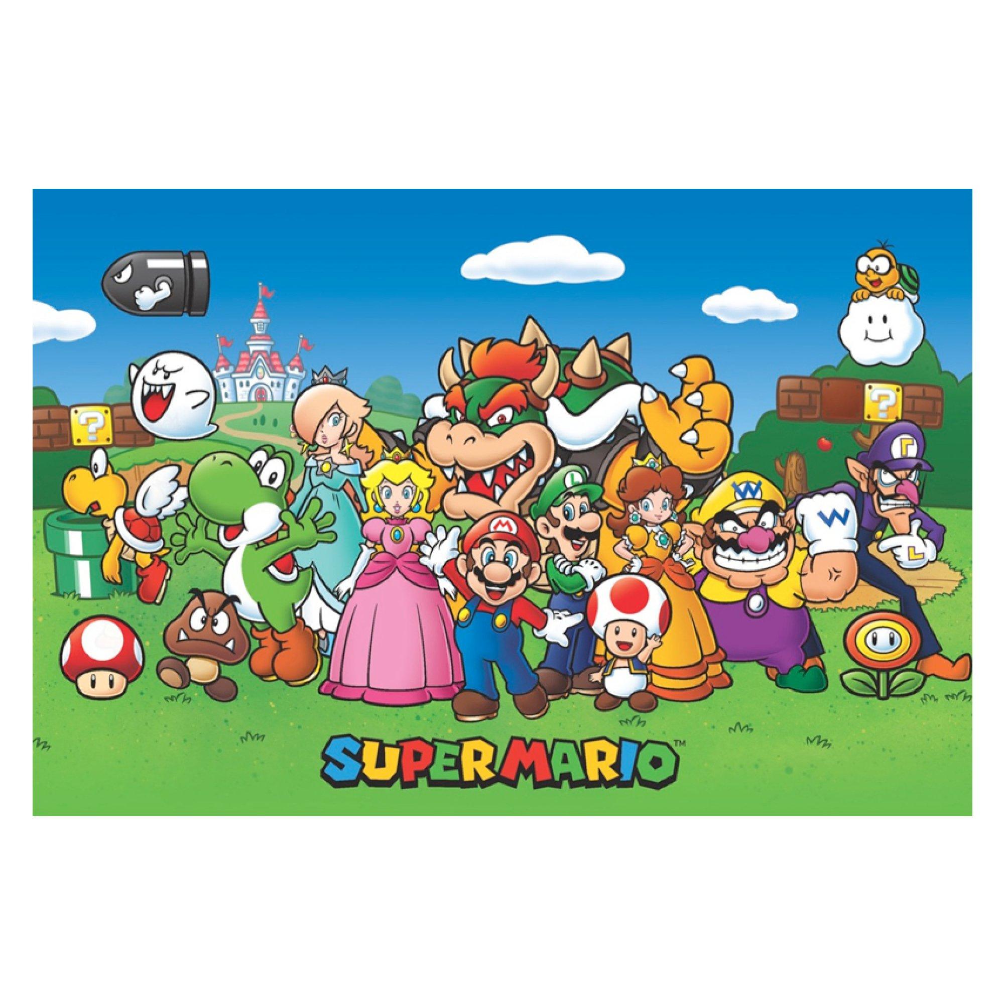 Super Mario Animated Cast 24-in x 36-in Poster