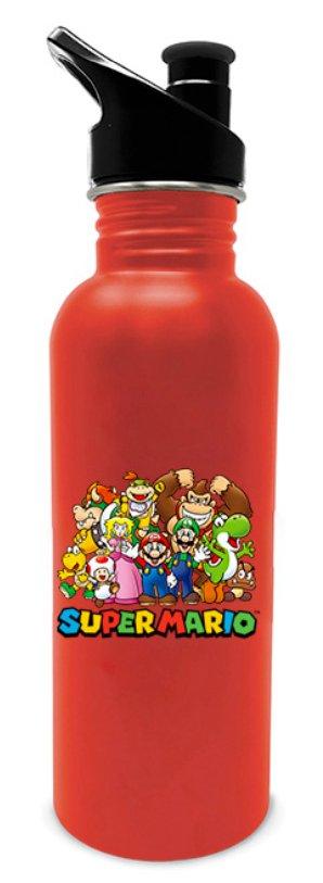 Nintendo Super Mario Lineup Metal 26.45oz Canteen Bottle