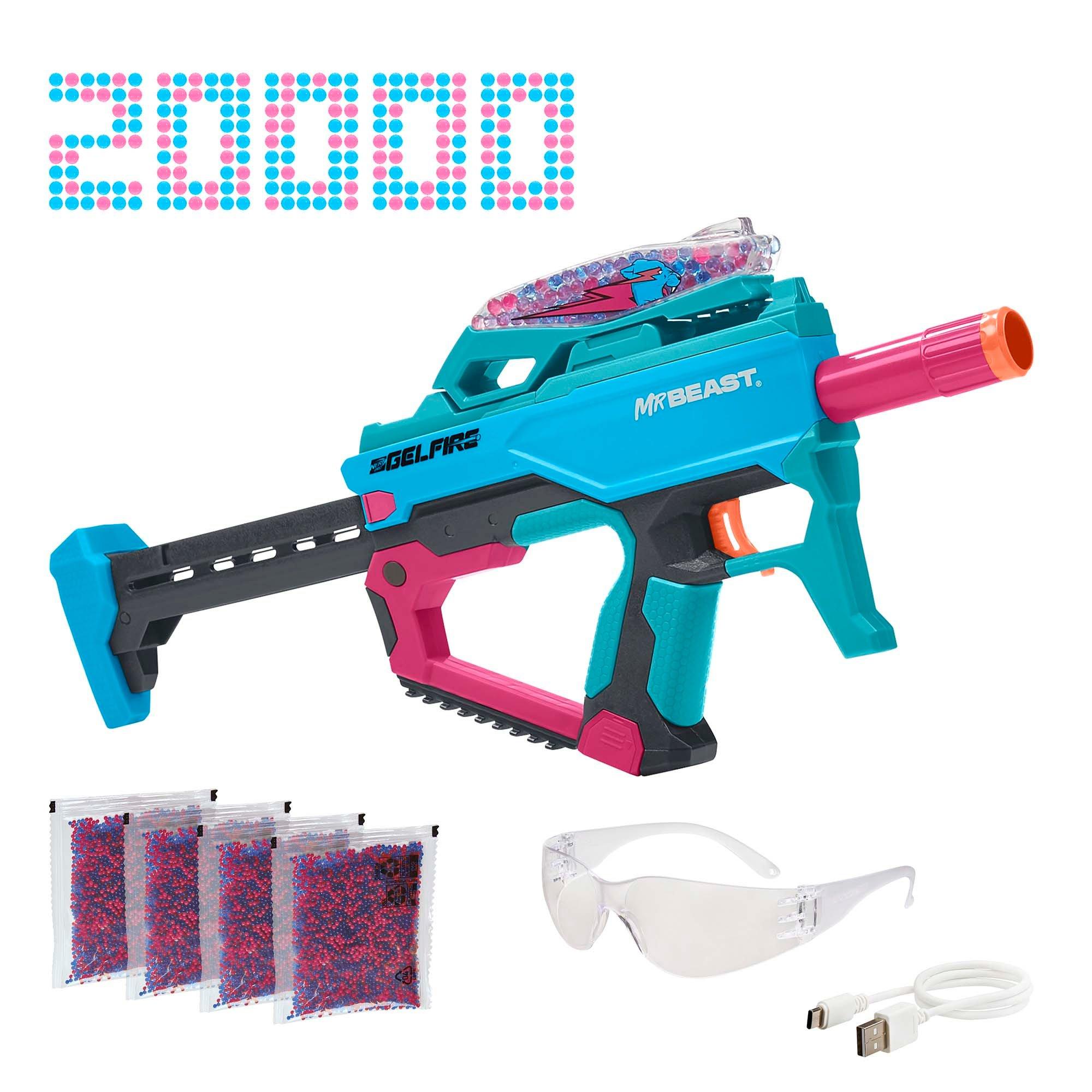 NERF Pro Gelfire X Mrbeast Fully Automatic Blaster