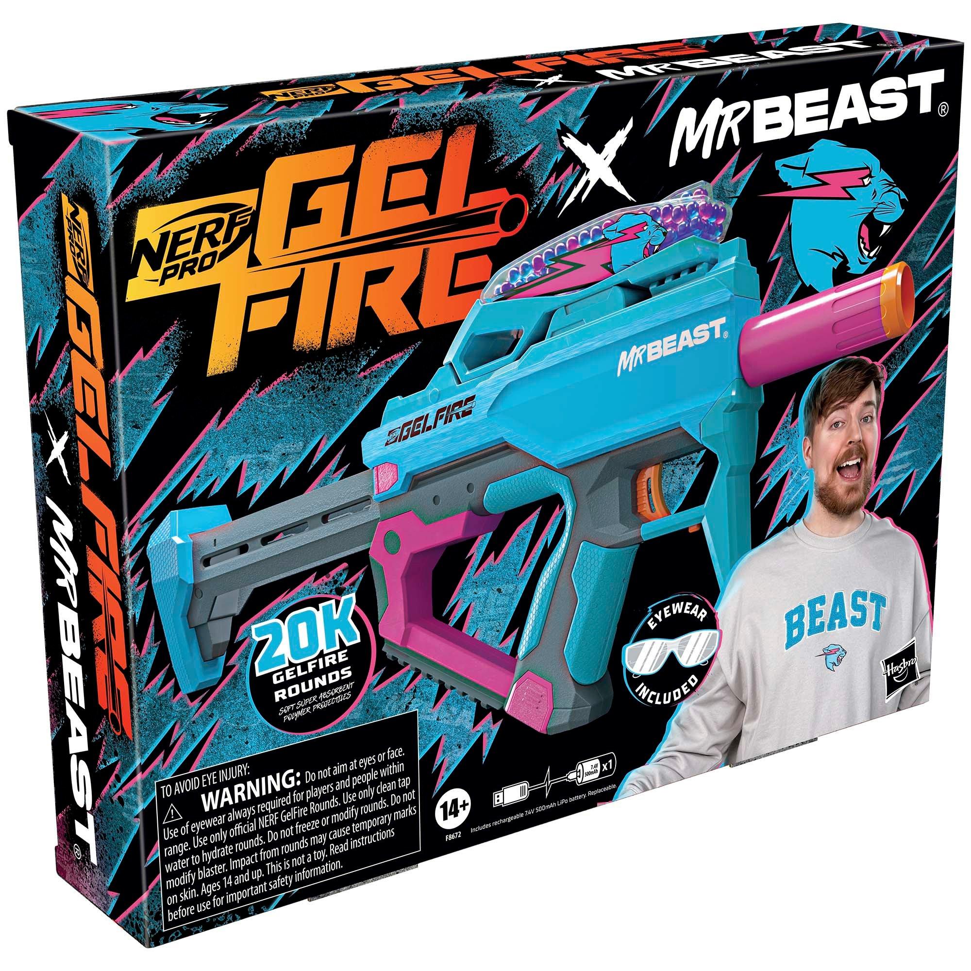 NERF Pro Gelfire X Mrbeast Fully Automatic Blaster