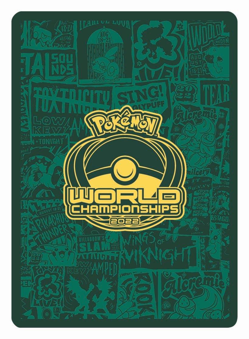 2022 Pokemon TCG World Championship Deck Box