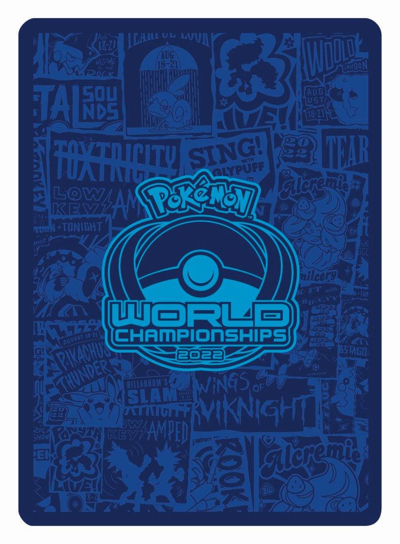 Pokémon World Championships 2022 London Exclusive Deck Sleeves Sealed