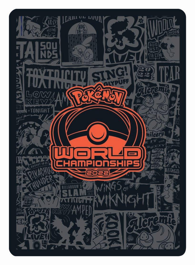  Pokemon World Championship Collectible Cards