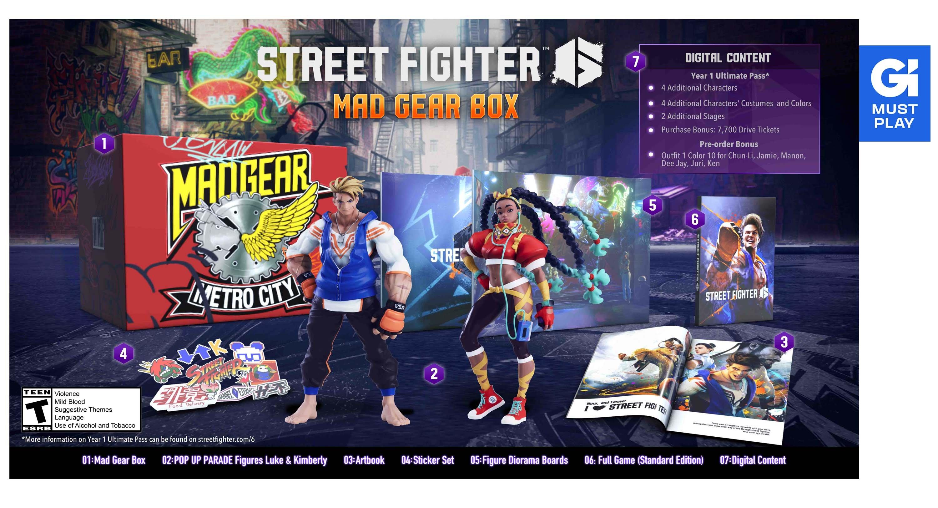 Game Street Fighter 6 Mad Gear Box PS5 - Meccha Japan