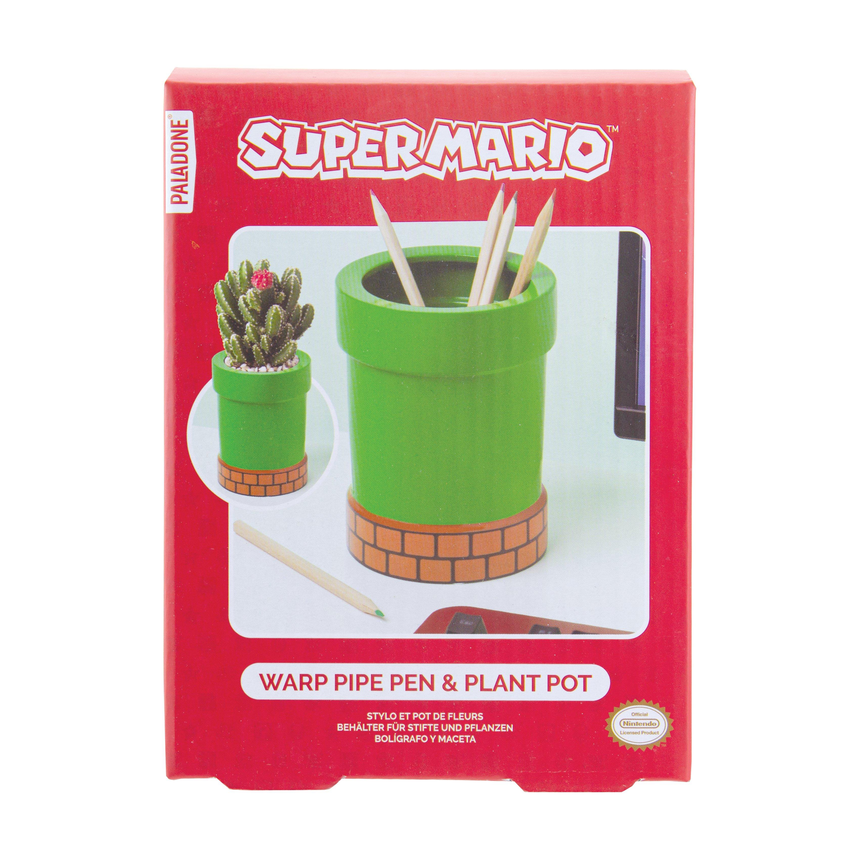 Super Mario Warp Pipe Pen and Plant Pot