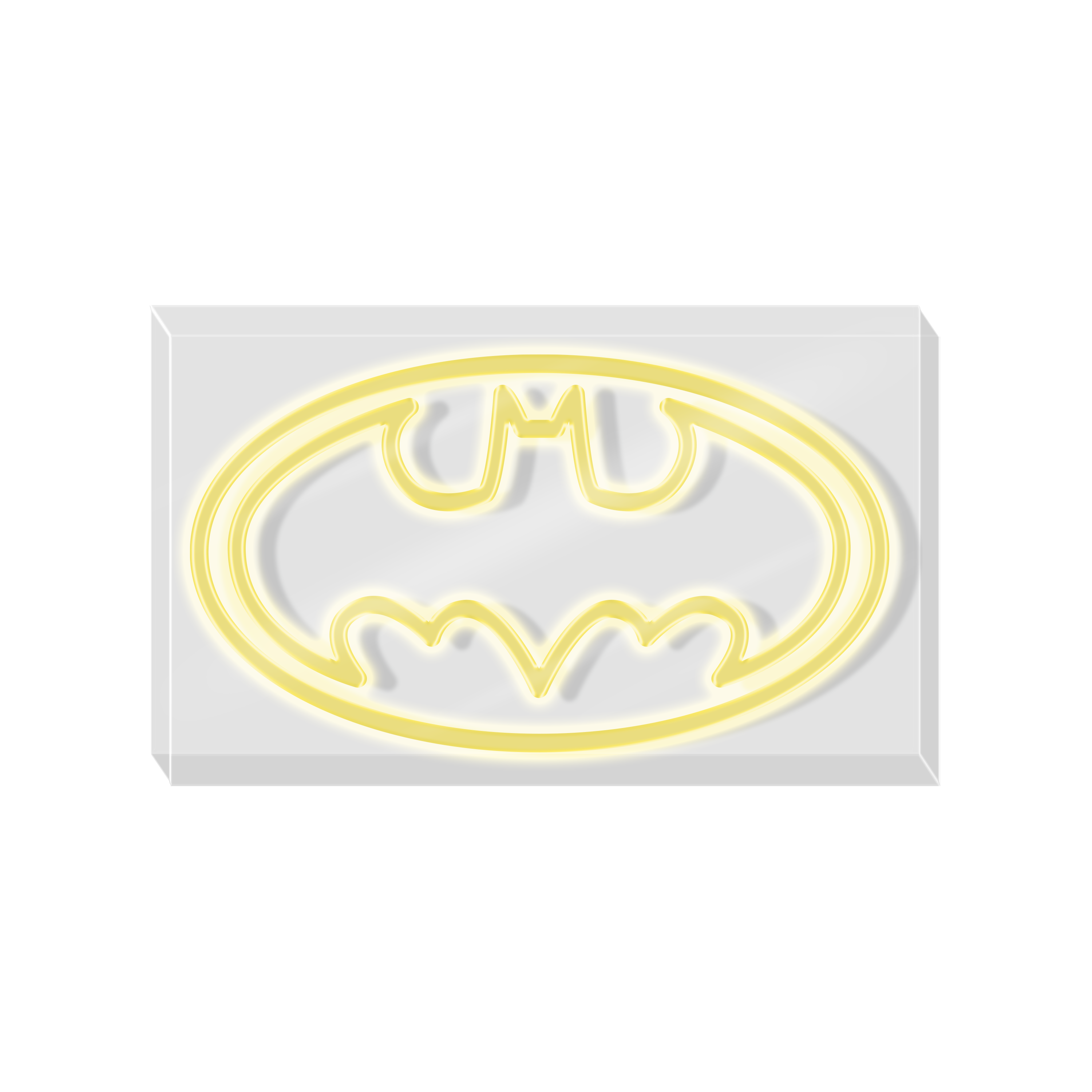Batman Logo 12in x 7in Neon Light Box | GameStop