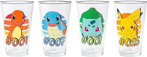 Pokemon Character Pack Pint Glasses, 4-Pack, Set of 4 - Jay C Food Stores