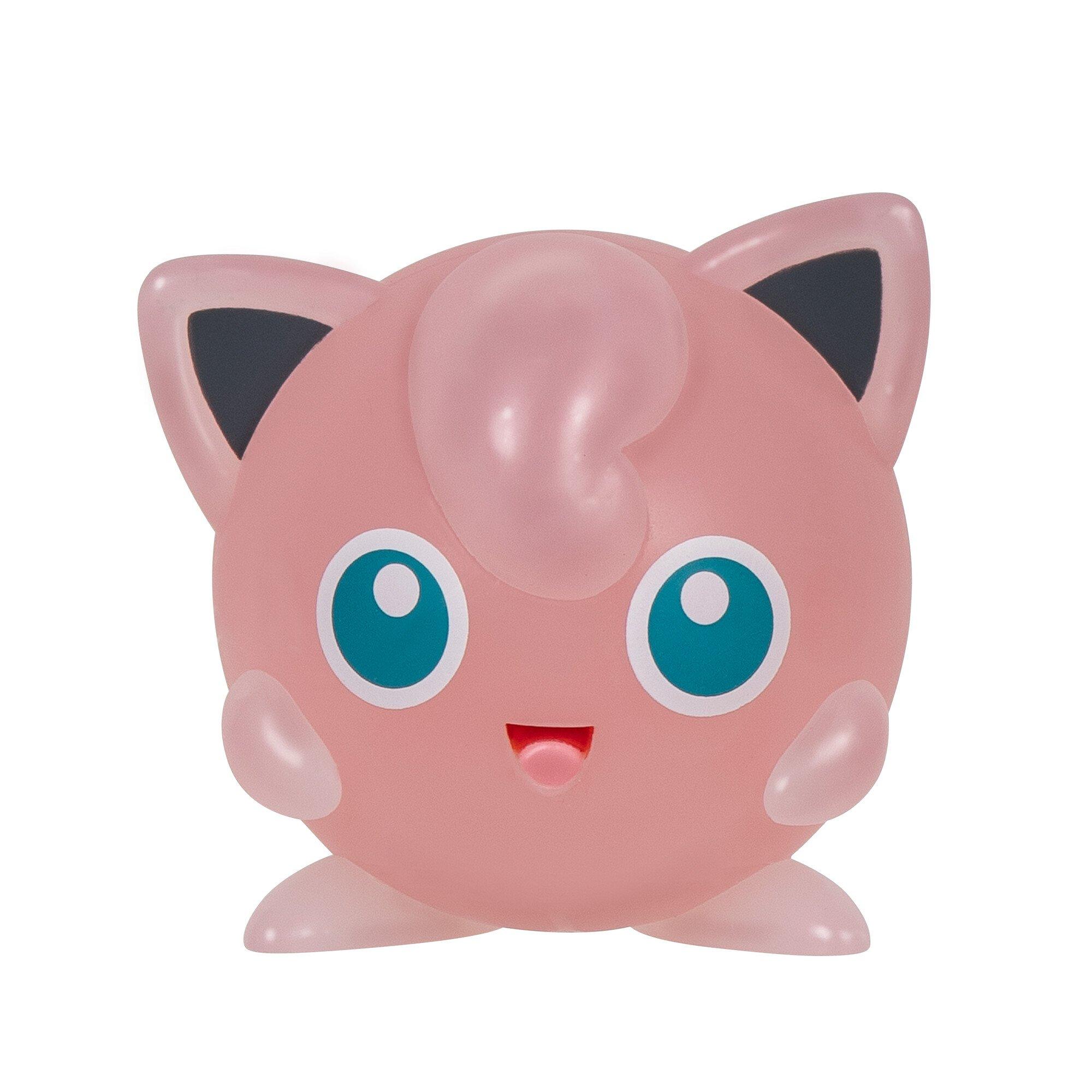 Jazwares Pokemon Select Jigglypuff Translucent 3-in Battle Figure