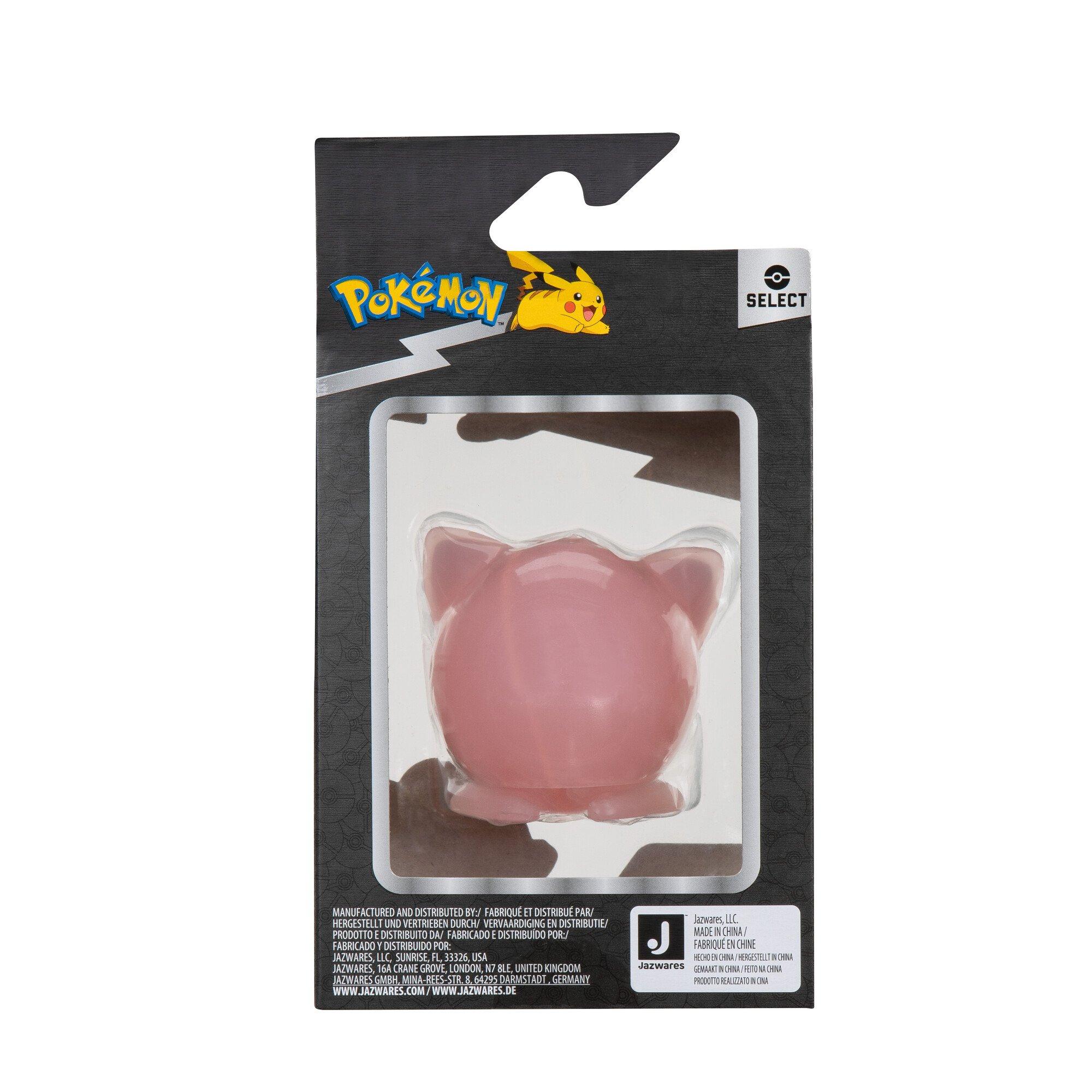 Jazwares Pokemon Select Jigglypuff Translucent 3-in Battle Figure