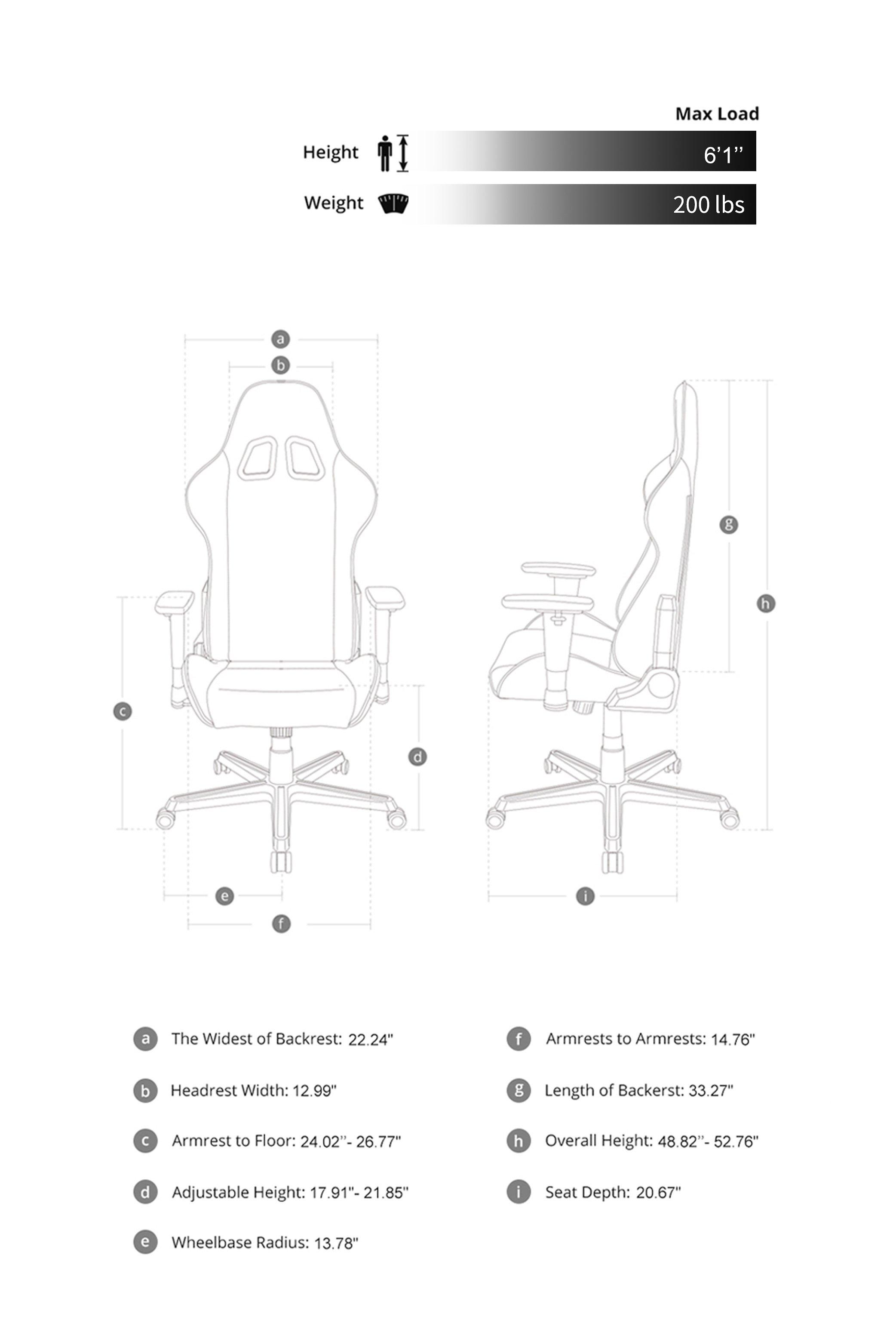 DXRacer Formula Series FR08 Ergonomic Gaming Chair