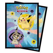 Pikachu And Mimikyu 65ct Trading Card Deck Protector Sleeves GameStop