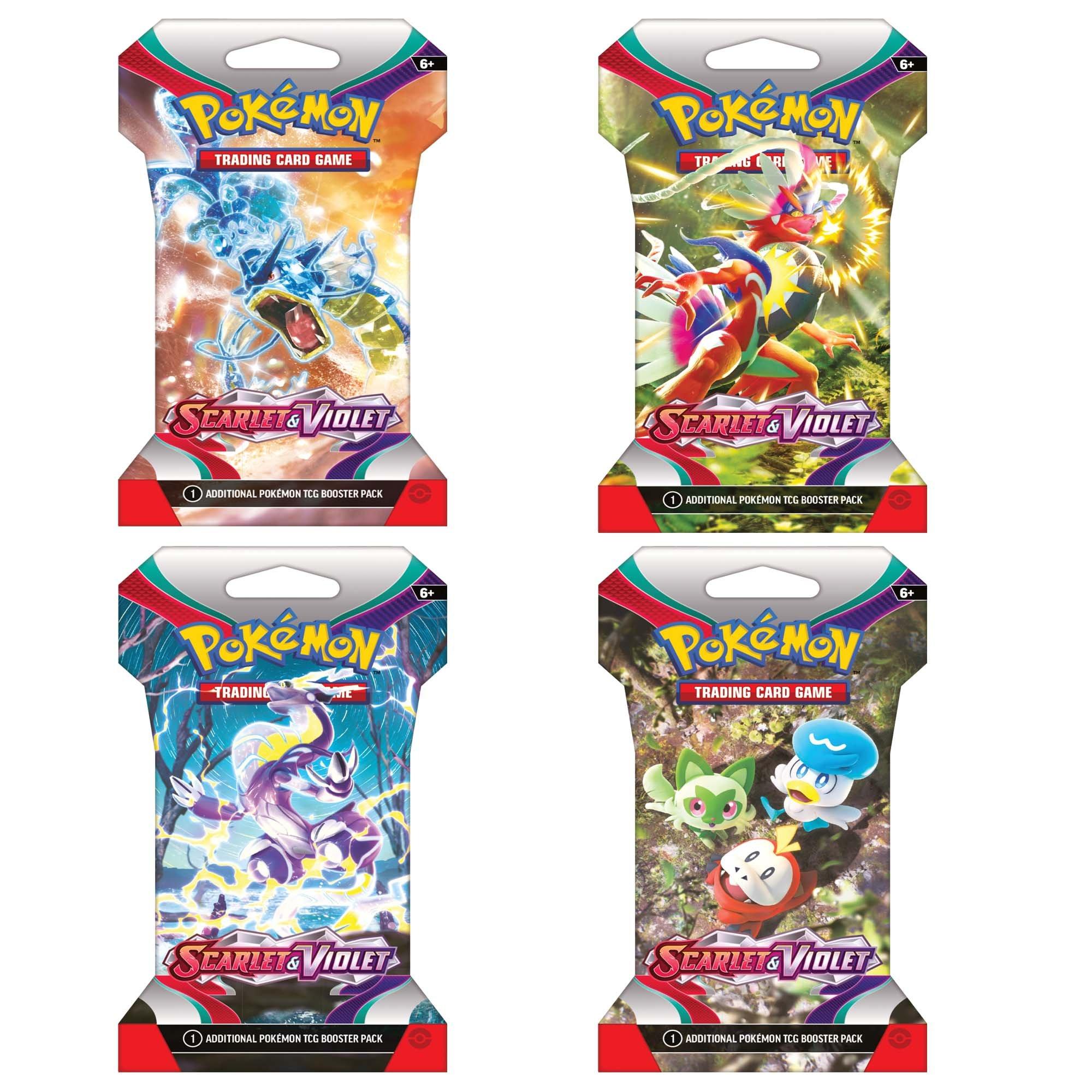 Pokemon Trading Card Game Scarlet And Violet Sleeved Booster Pack Assortment