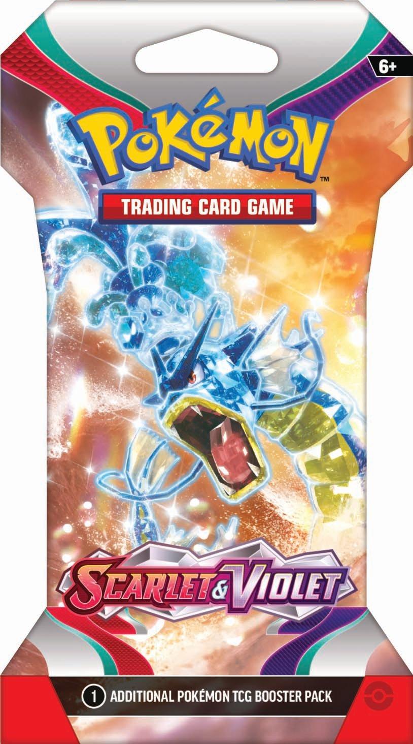 Pokemon Trading Card Game: Scarlet and Violet Sleeved Booster Pack (Styles  May Vary)