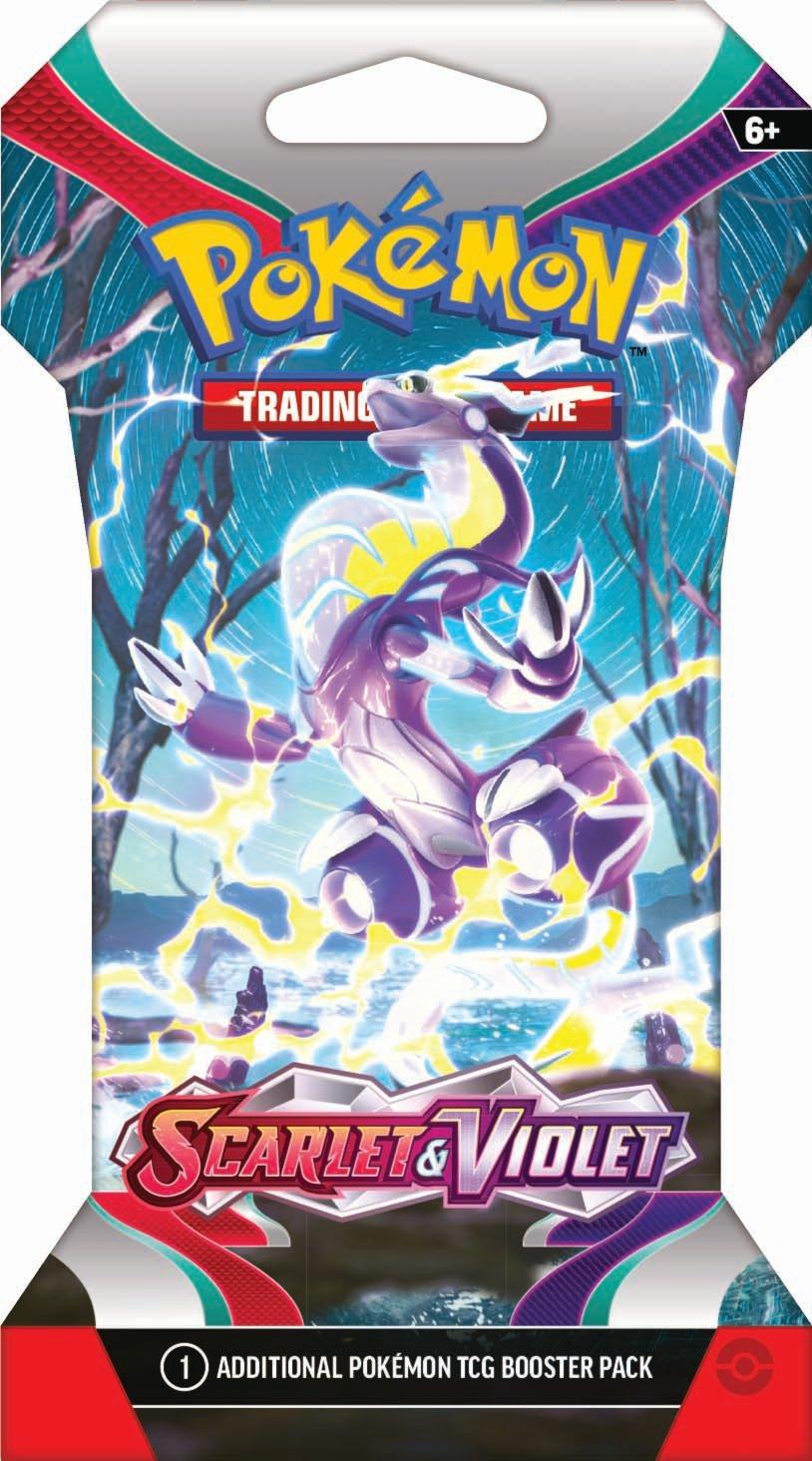 Pokemon Trading Card Game: Scarlet and Violet Sleeved Booster Pack &#40;Assortment&#41;