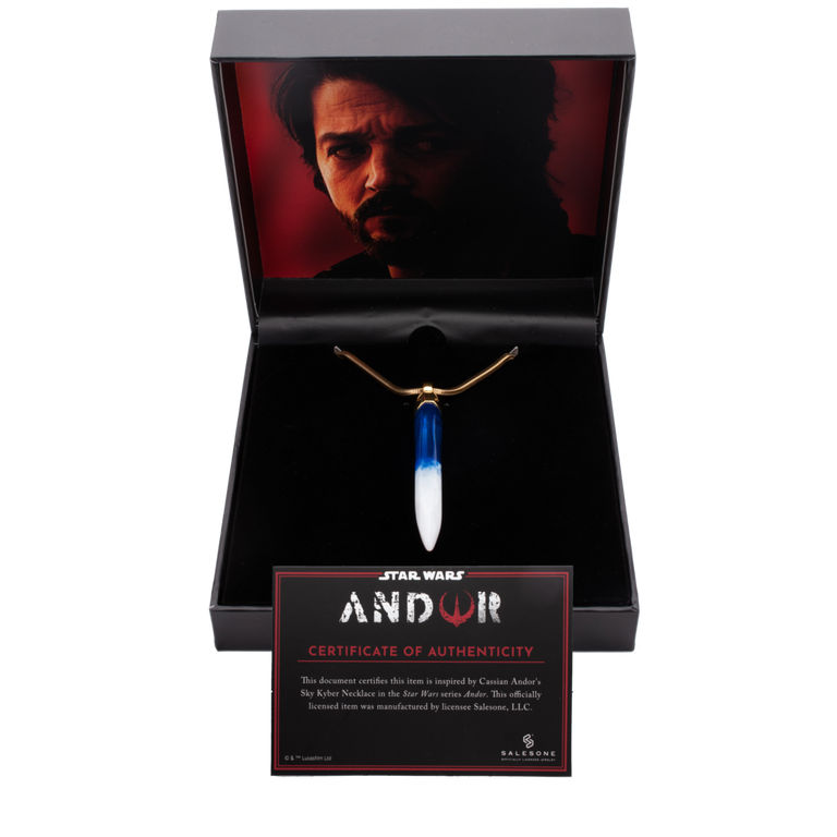 Star Wars Cassian Andor's Kyber Crystal Necklace GameStop Exclusive
