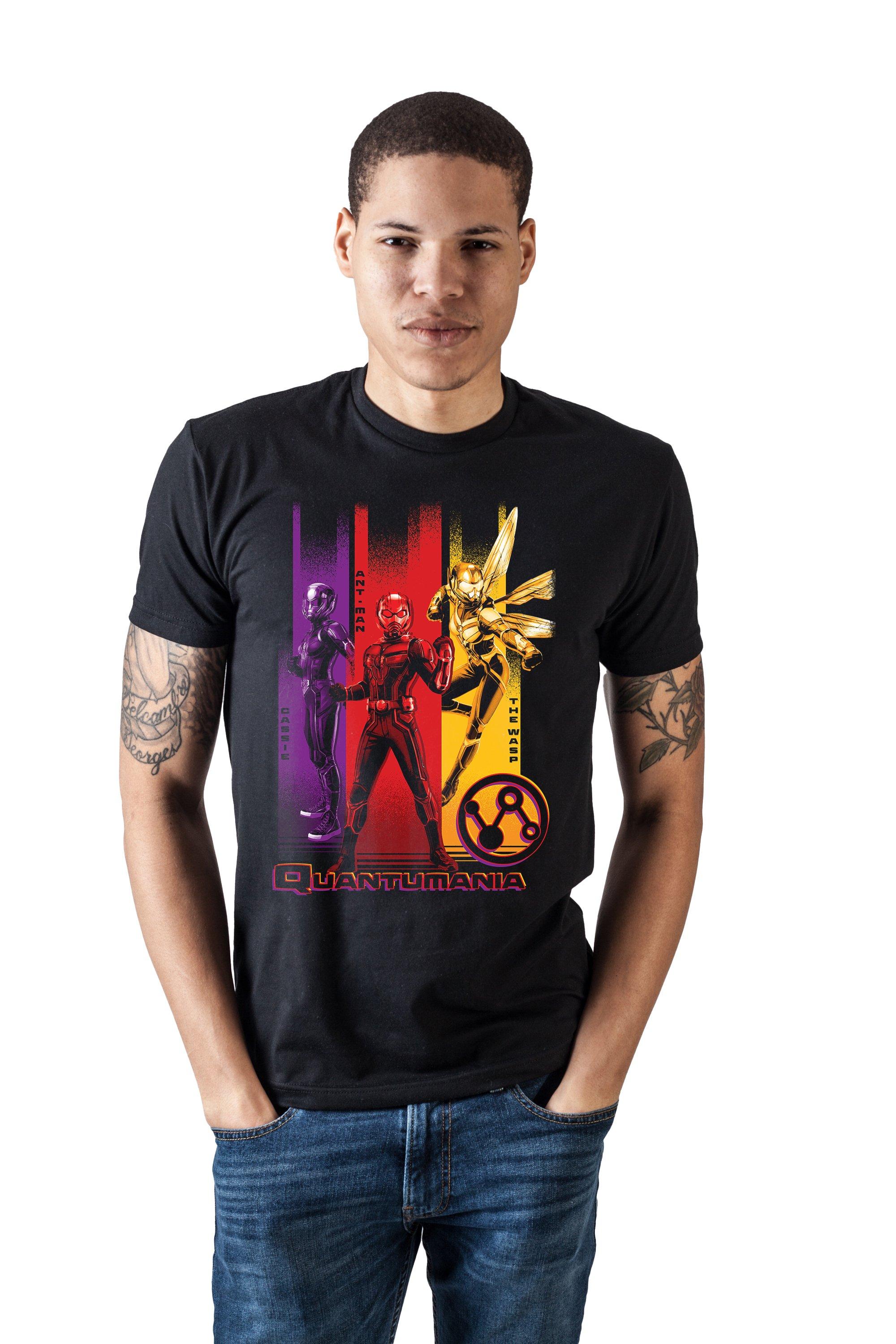 Ant-Man and the Wasp: Quantumania Group Black Unisex Short Sleeve T ...
