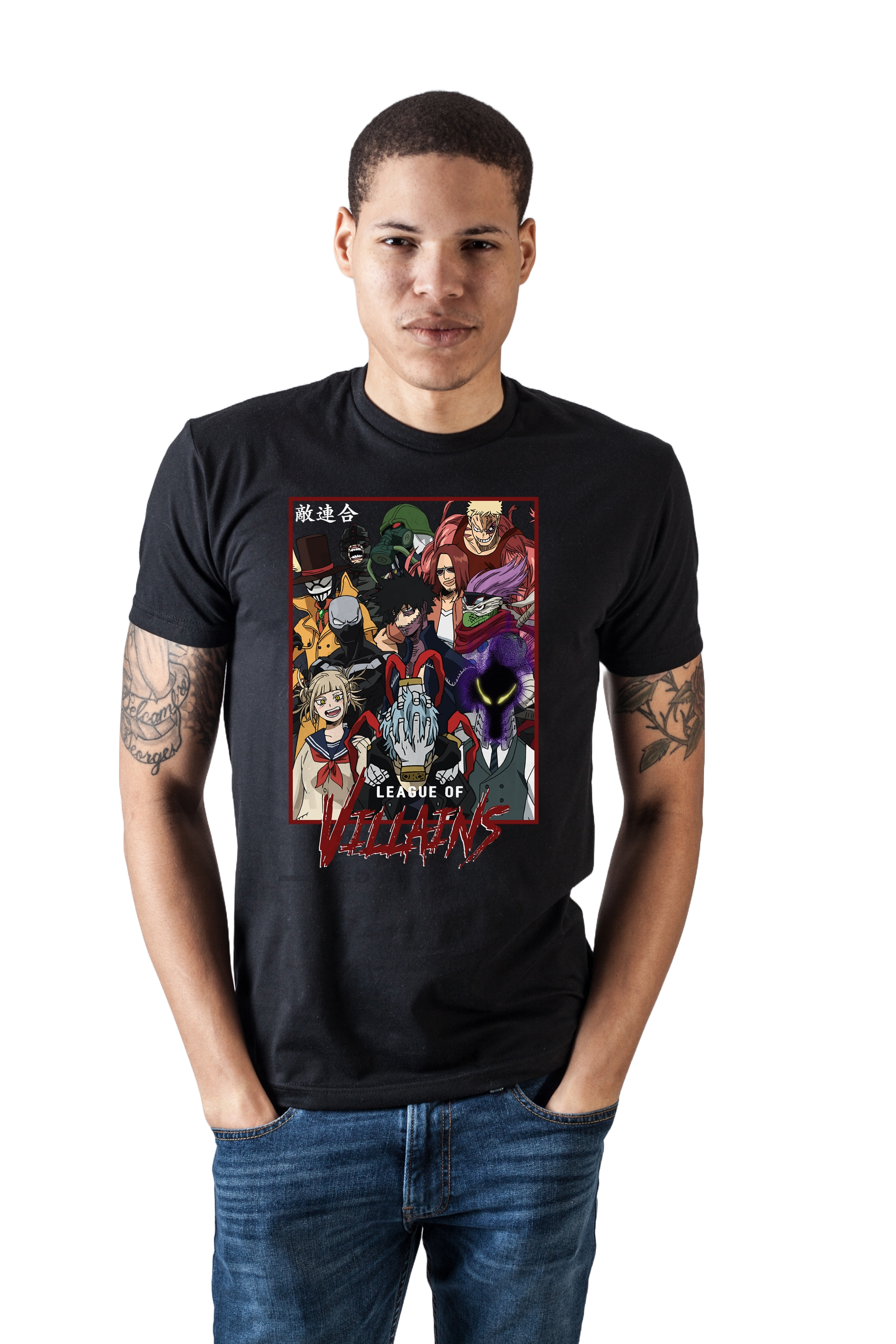 My Hero Academia League of Villains Group Unisex Short Sleeve T-Shirt