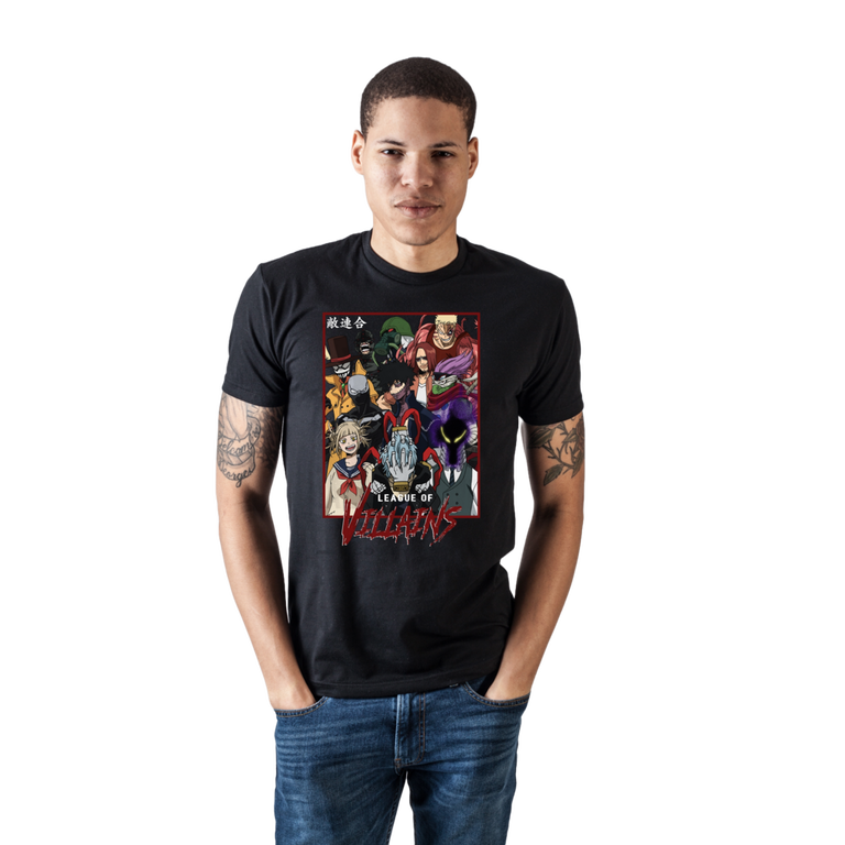 My Hero Academia League of Villains Group Unisex Short Sleeve T-Shirt