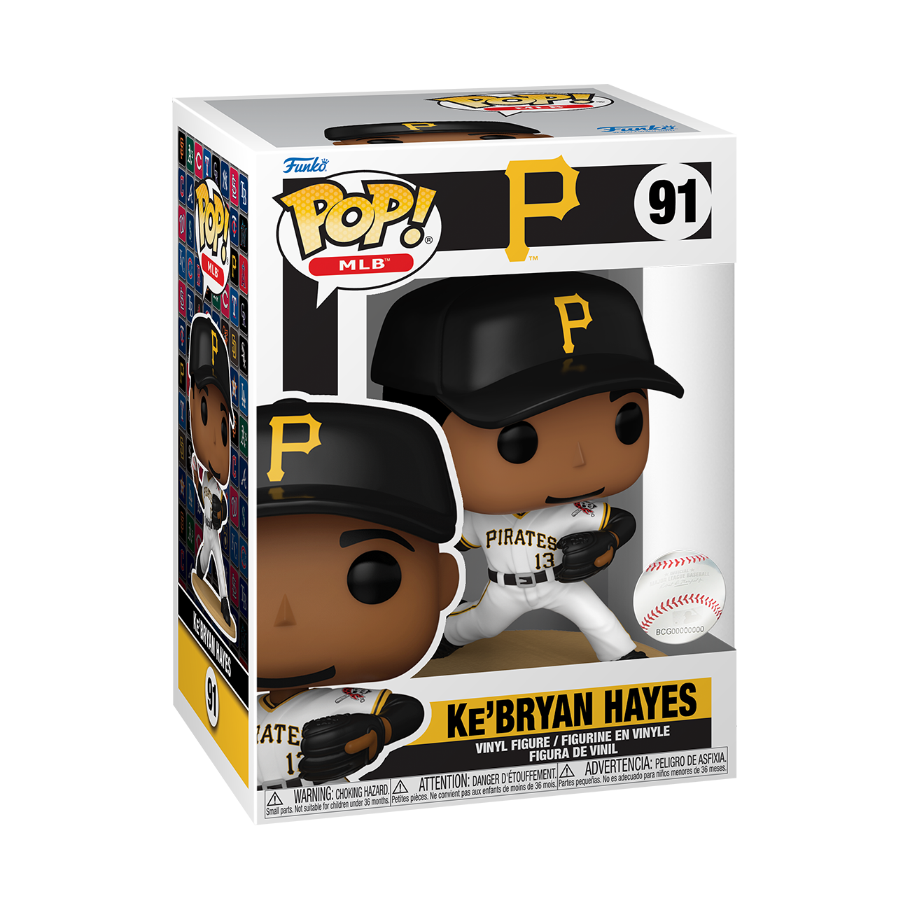Funko POP! MLB: Pittsburg Pirates Ke'Bryan Hayes 4.7-in Vinyl