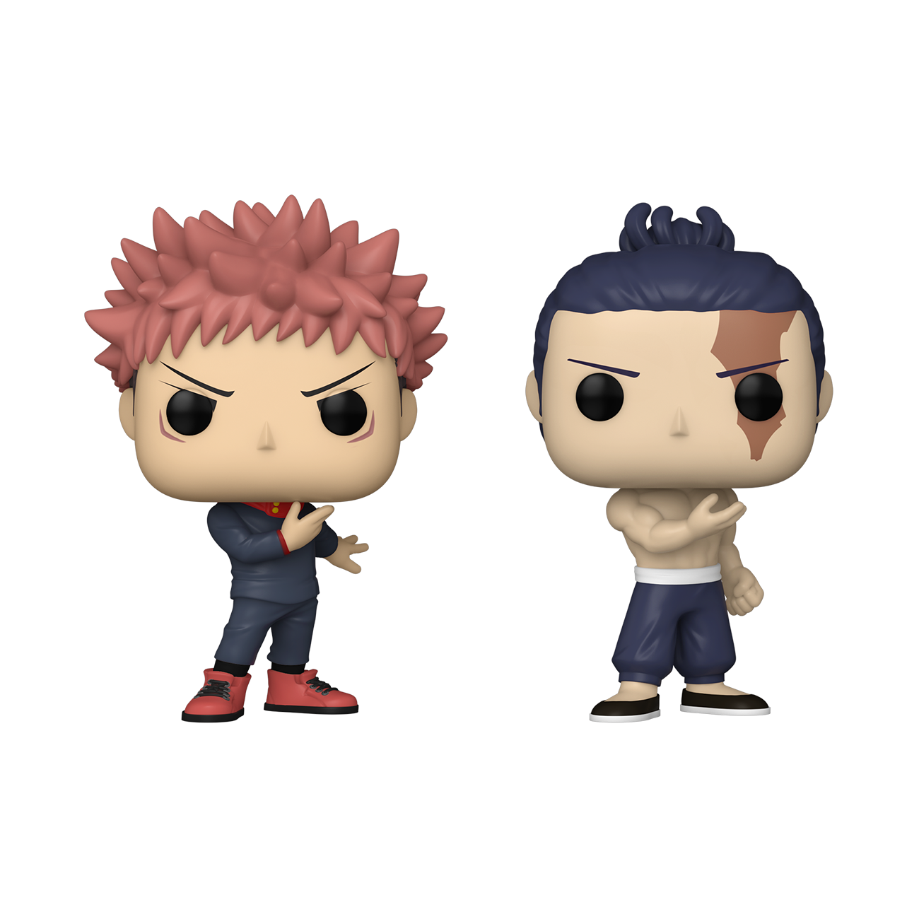 Funko Pop! Animation Jujutsu Kaisen Yuji Itadori, Megumi Fushguro, Nobara  Kugisaki and Satoru Gojo GITD GameStop Exclusive 4-Pack - US