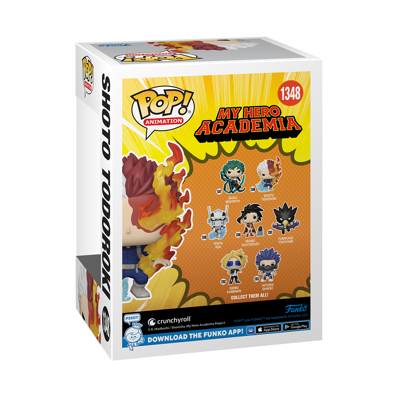 My hero academia hot sale todoroki funko pop