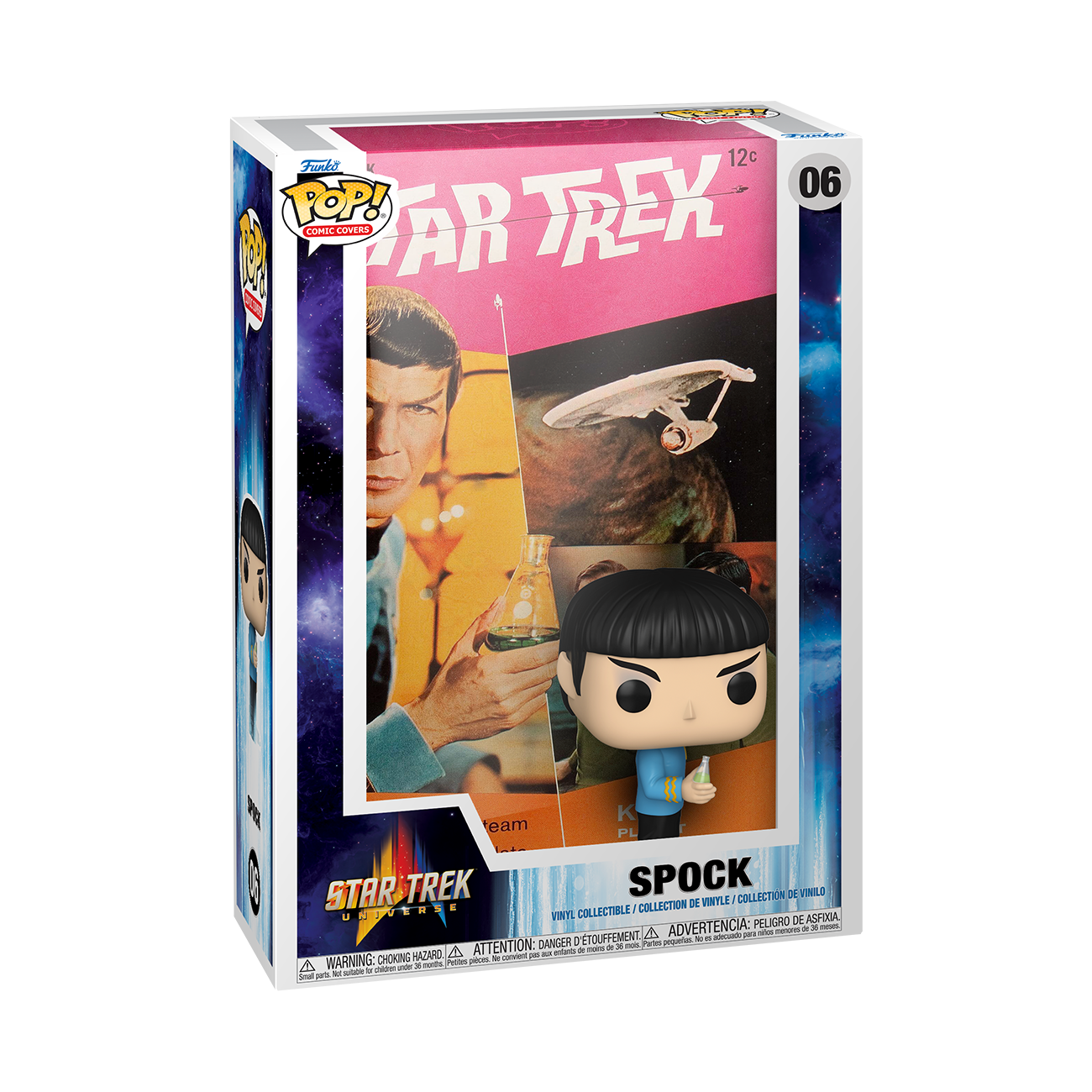 Funko POP! Comic Covers: Star Trek Spock 3.85 Vinyl Figure